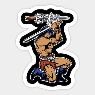 The barbarian Sticker